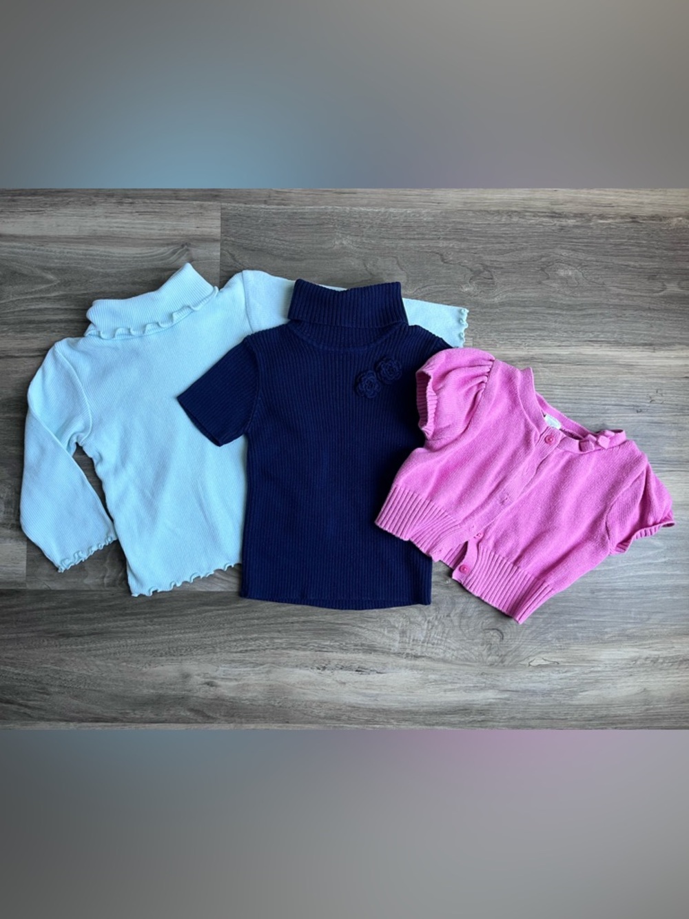 Vintage baby girls turtleneck bundle